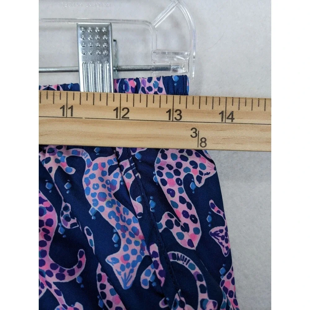 Lilly Pullitzer Luzletic Womens Shorts Athletic Size XS Polyester Pink‎ Blue